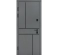 ULTRA (kvadro) Securemme modelis 557/607 dzīvokļa metāla durvis ar tonētu spoguli